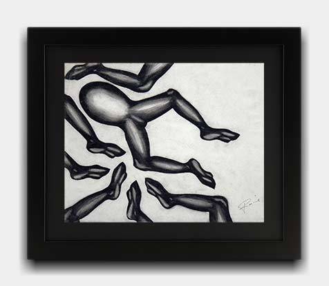 Eric Racine - Art. (fusain)